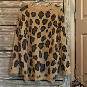 cheetah sweater